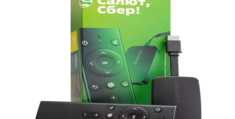 Smart-TV приставка Sber Box с голосовым ассистентом